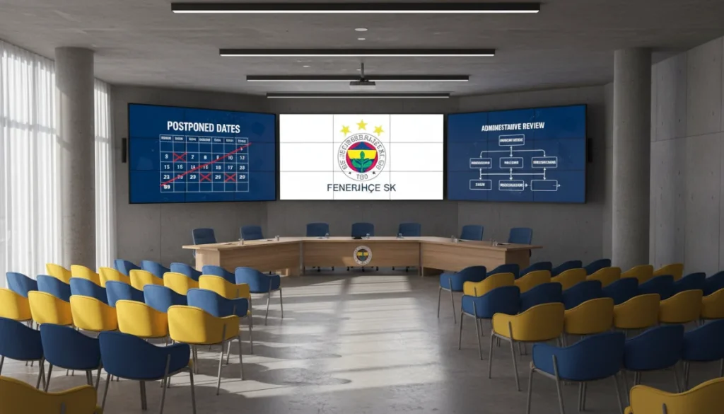 Fenerbahçe Kulübü Yüksek Divan Kurulu Toplantısı Ertelenme Nedeni