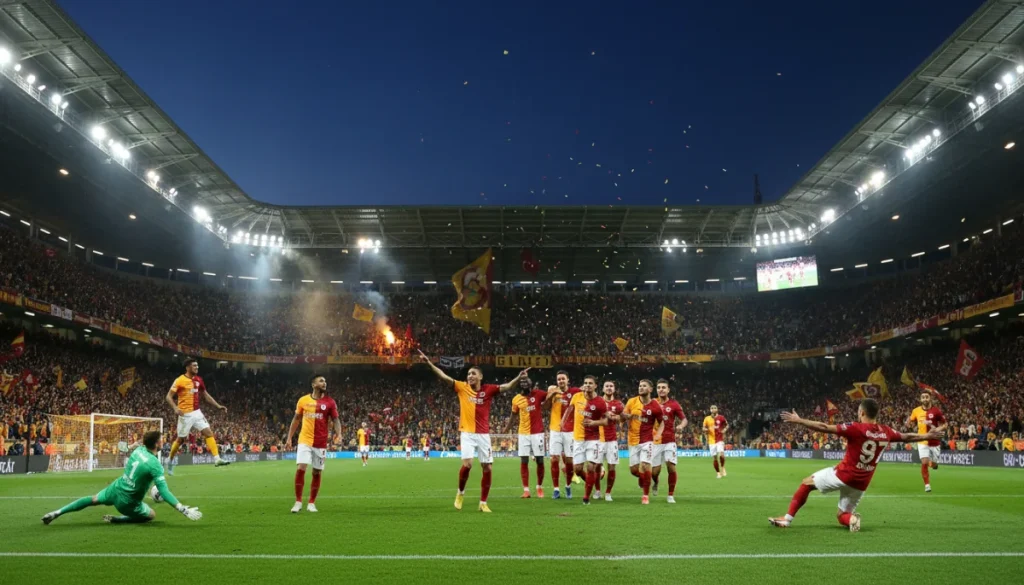 Galatasaray, Fenerbahçe’yi 3-0 Yenip Şampiyonluk İçin Önemli Bir Adım Attı