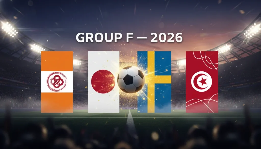2026 Dünya Kupası F Grubu: Futbolun Dört Rengi ve Mücadele Ruhu