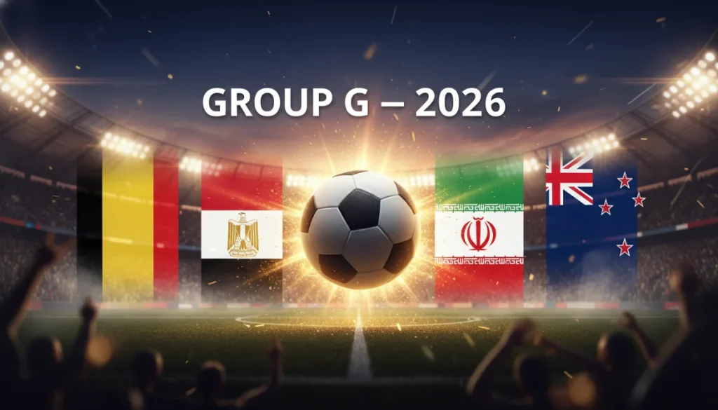 2026 Dünya Kupası G Grubu: Belçika, Mısır, İran ve Yeni Zelanda Karşısında Mücadele